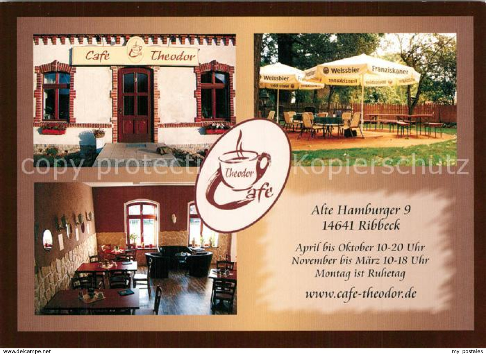 Ribbeck Nauen Cafe Theodor Gaststube Terrasse