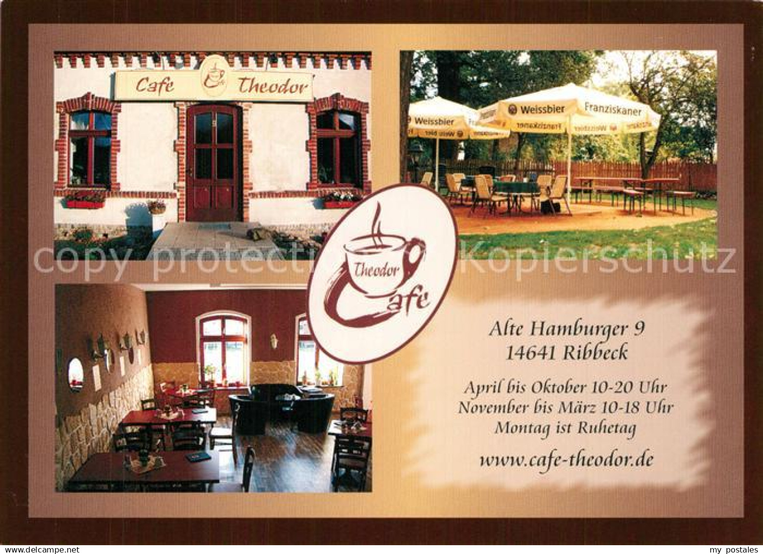 Ribbeck Nauen Cafe Theodor Gaststube Terrasse