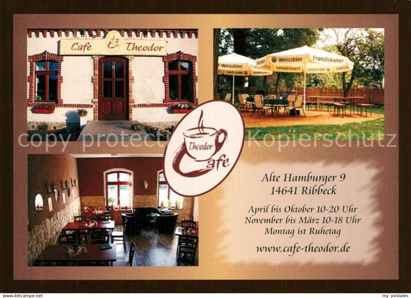 Ribbeck Nauen Cafe Theodor Gaststube Terrasse