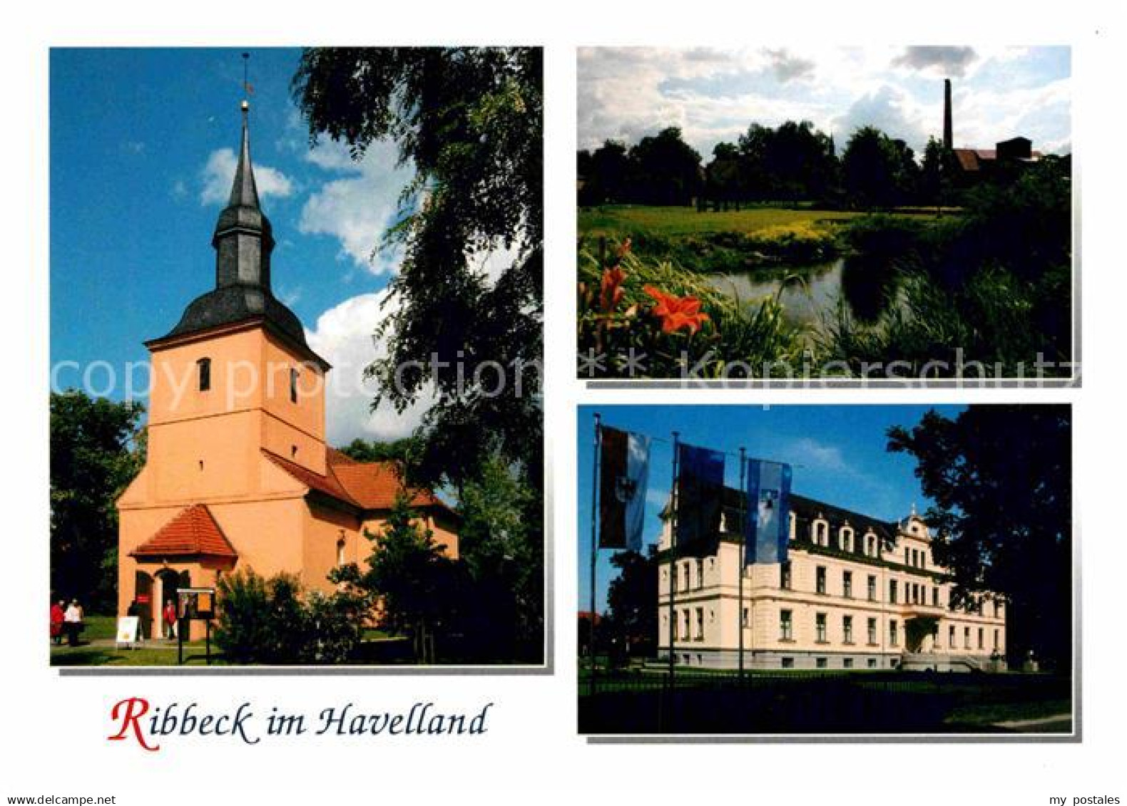 Ribbeck Nauen Kirche Pfarrgarten Schloss