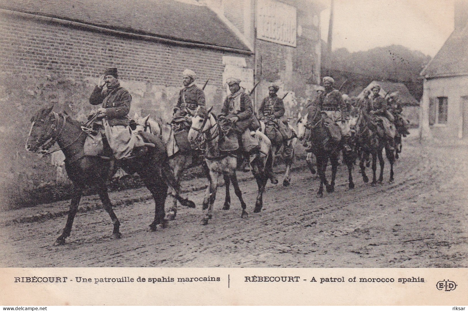 RIBECOURT(MILITAIRE) SPAHI