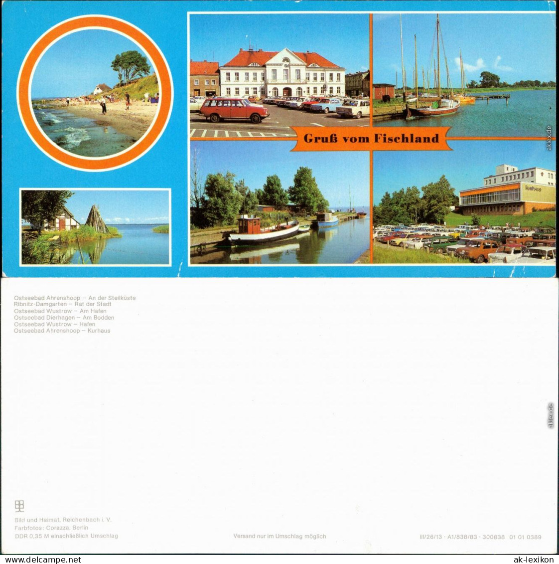 Ribnitz-Damgarten Ahrenshoop - Steilküste - Kurhaus, Ribnitz-Damgarten    1983