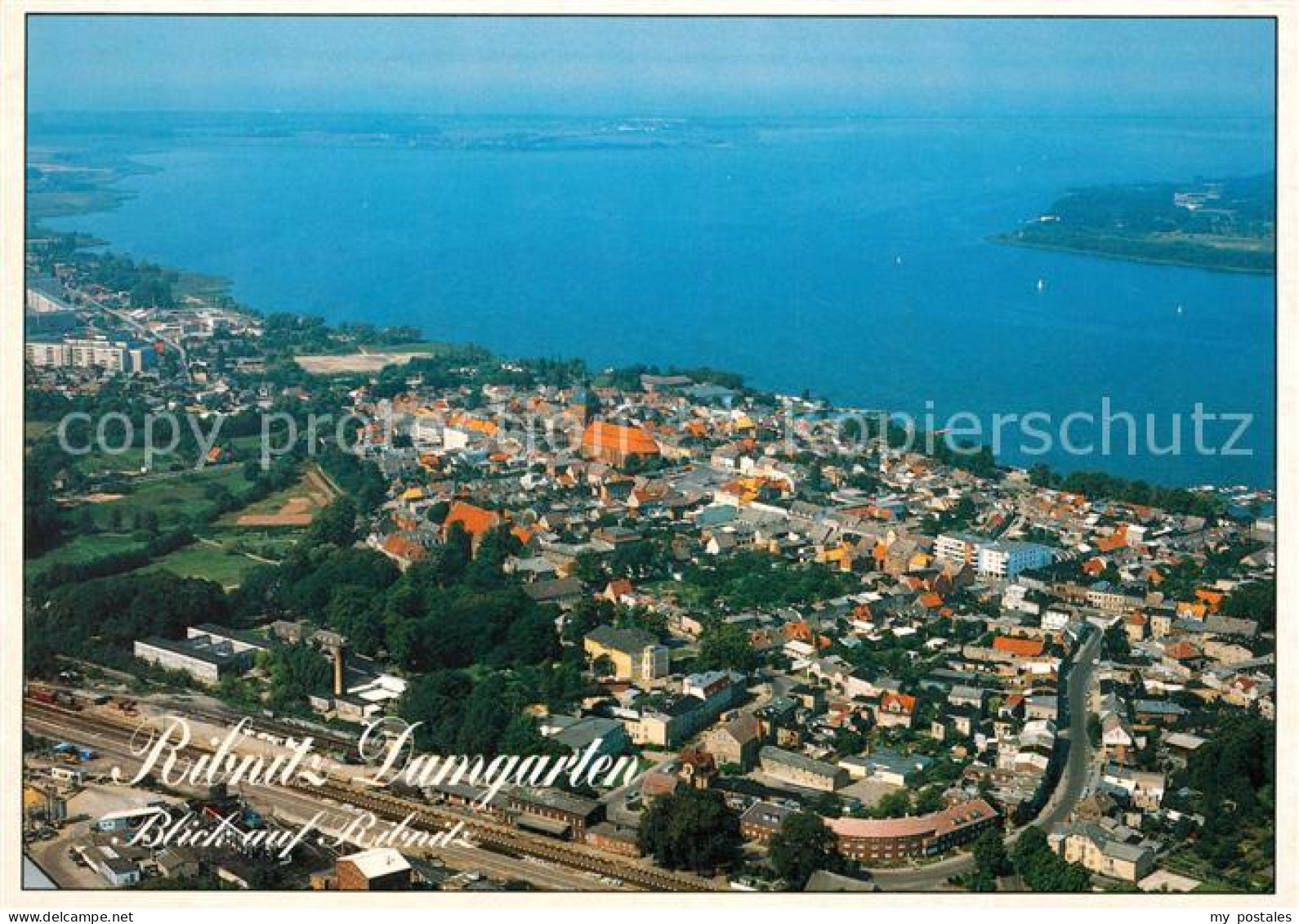 Ribnitz-Damgarten Ostseebad Fliegeraufnahme