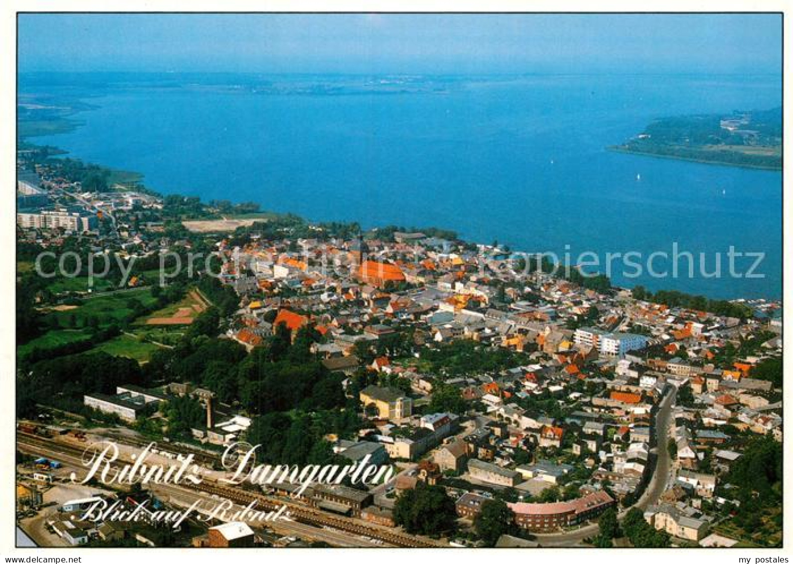 Ribnitz-Damgarten Ostseebad Fliegeraufnahme