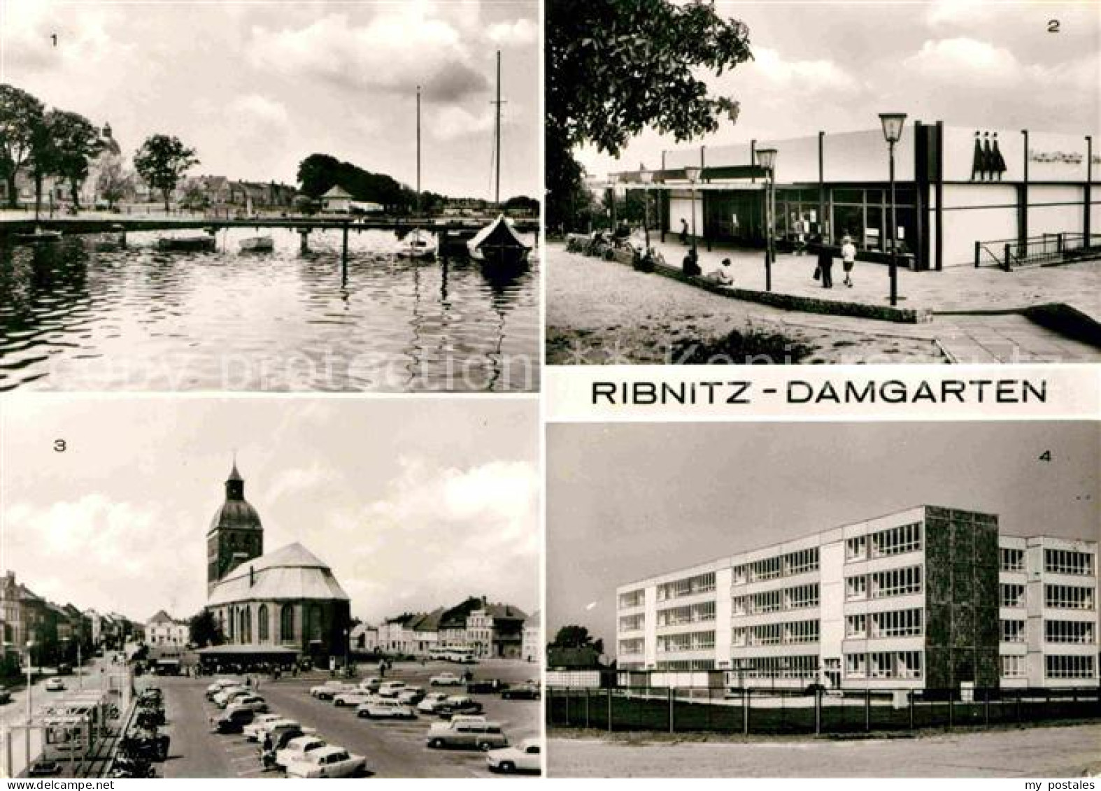 Ribnitz-Damgarten Ostseebad Seglerhafen Karl-Marx-Platz