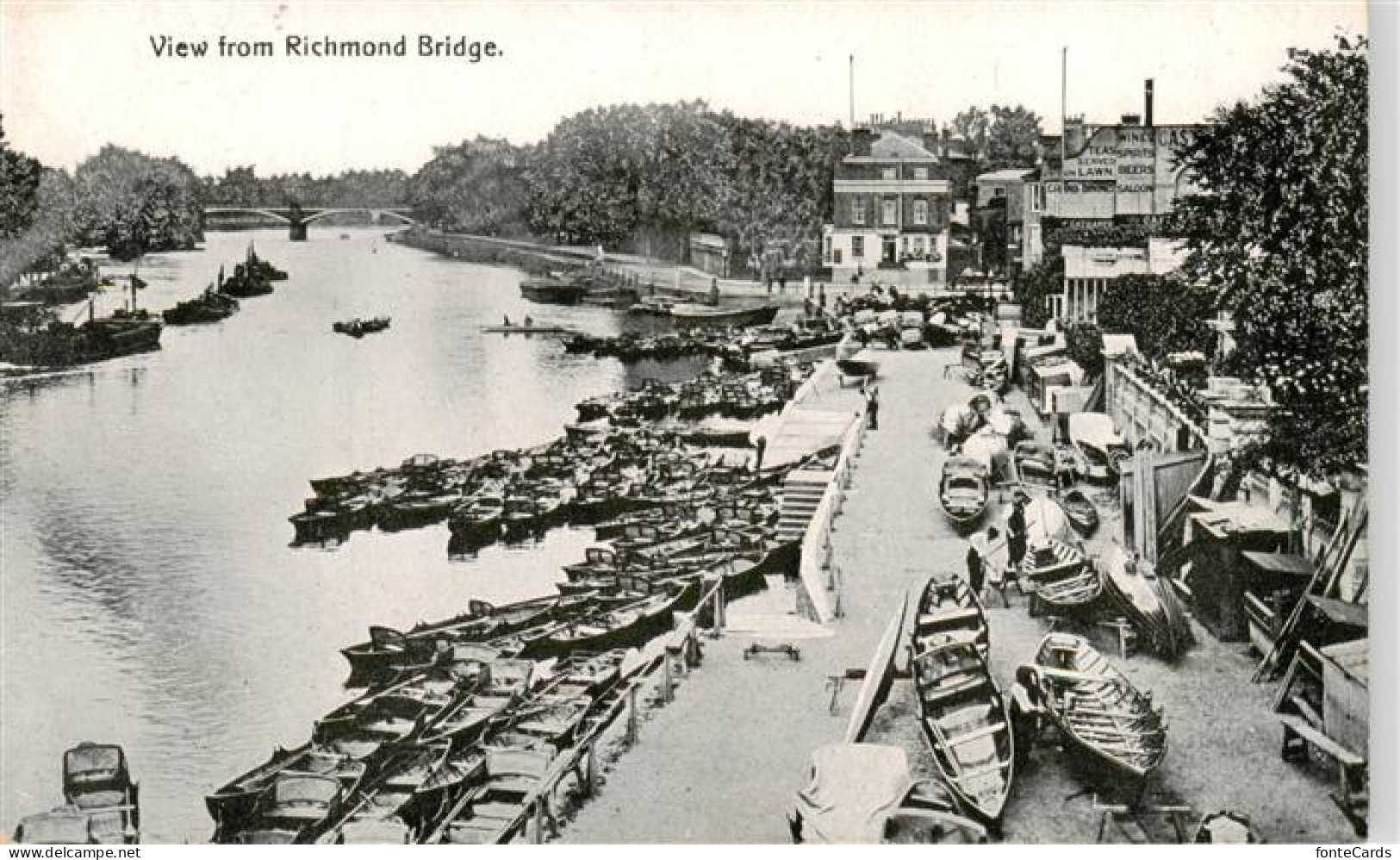 Richmond  London UK View from Richmond Bridge
