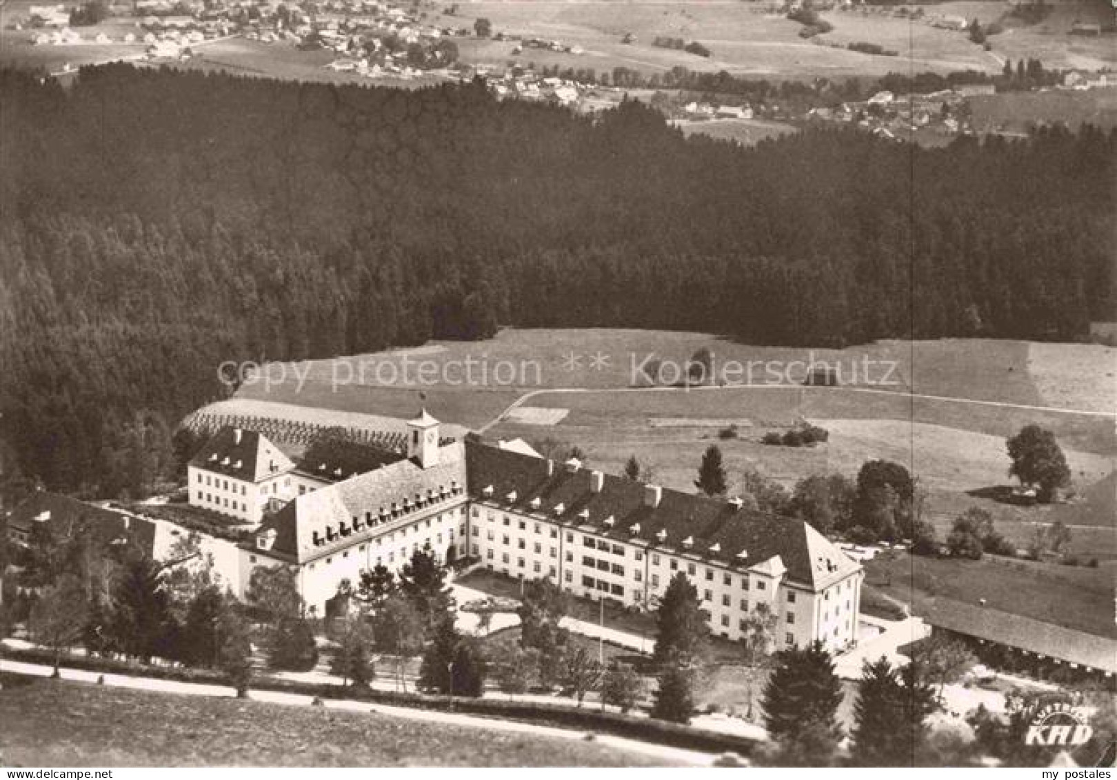 Ried Lindenberg Allgaeu Heilstaette Lindenberg Ried Fliegeraufnahme