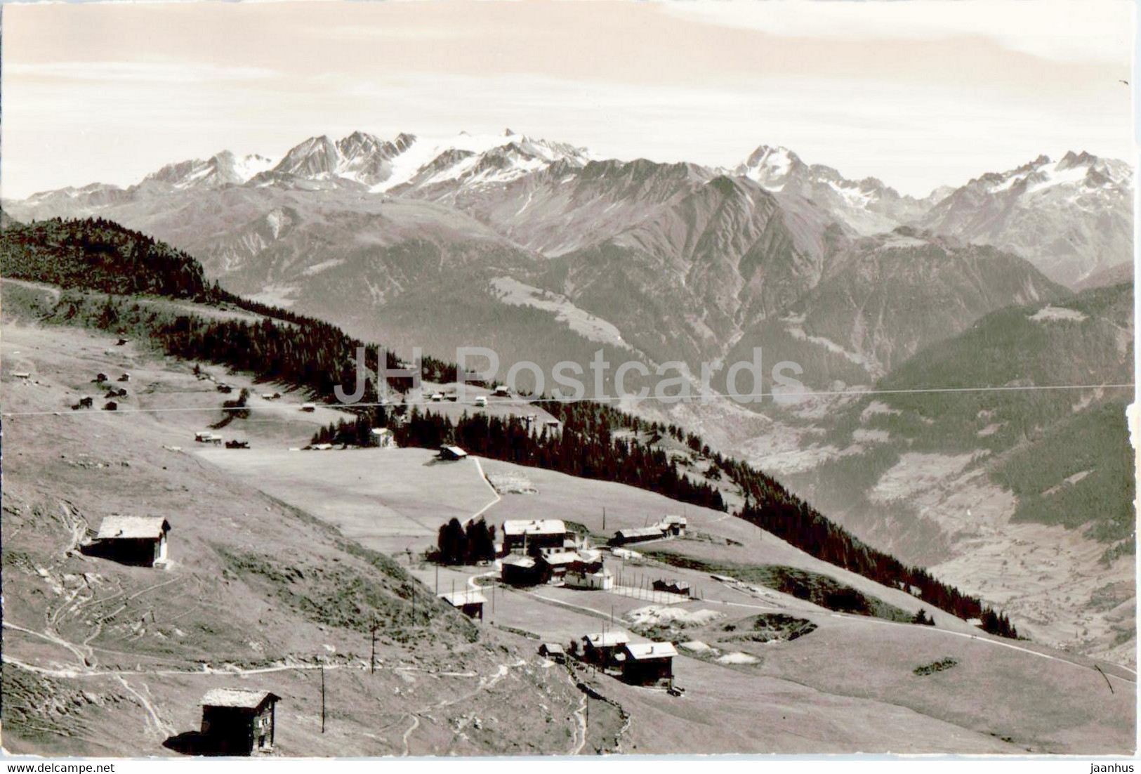 Riederalp ob Morel - Blindenhorn - Ofenhorn - Schienhorn - 13244 - old postcard - Switzerland - unused