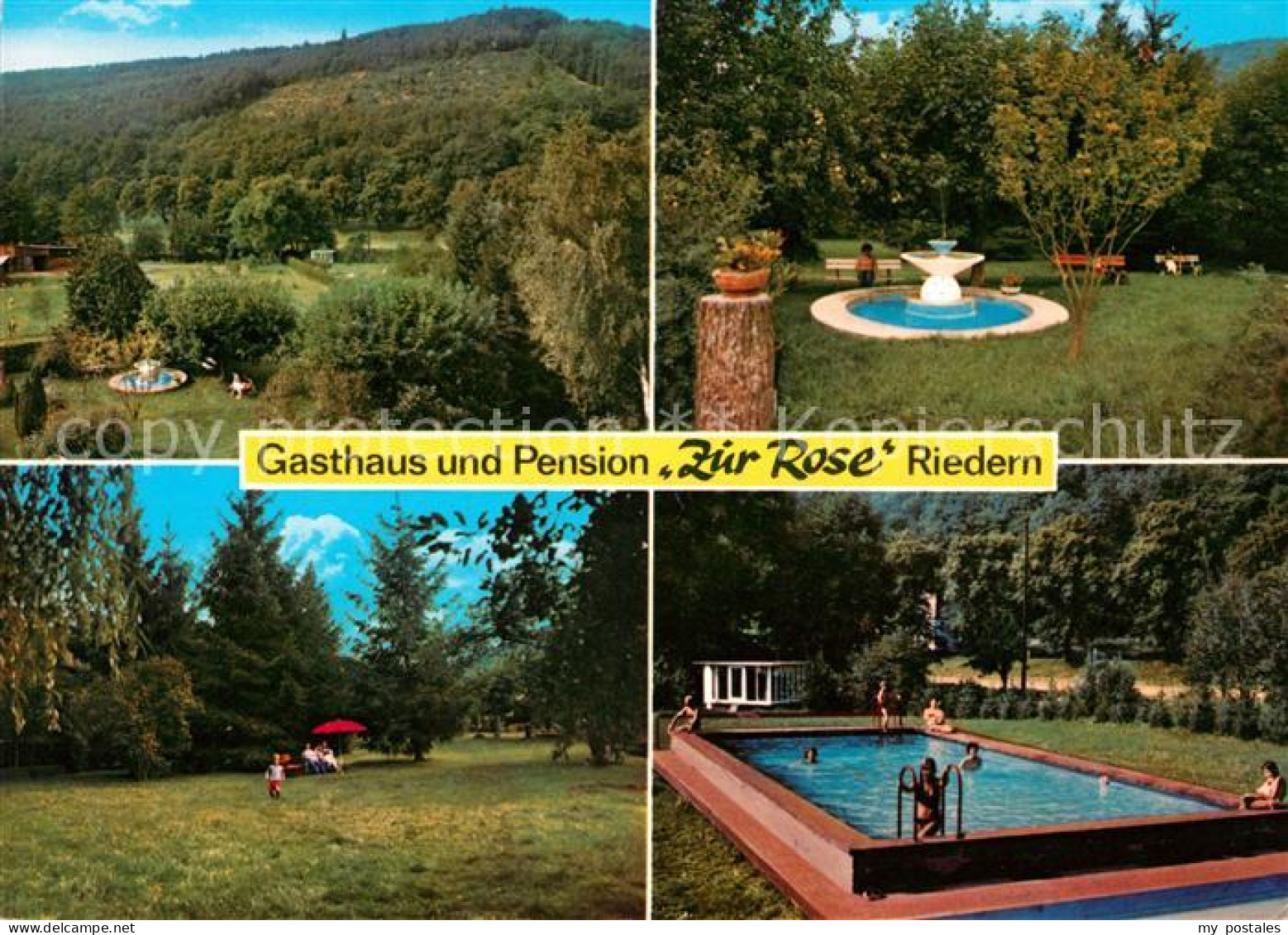 Riedern Unterfranken Gasthaus Zur Rose