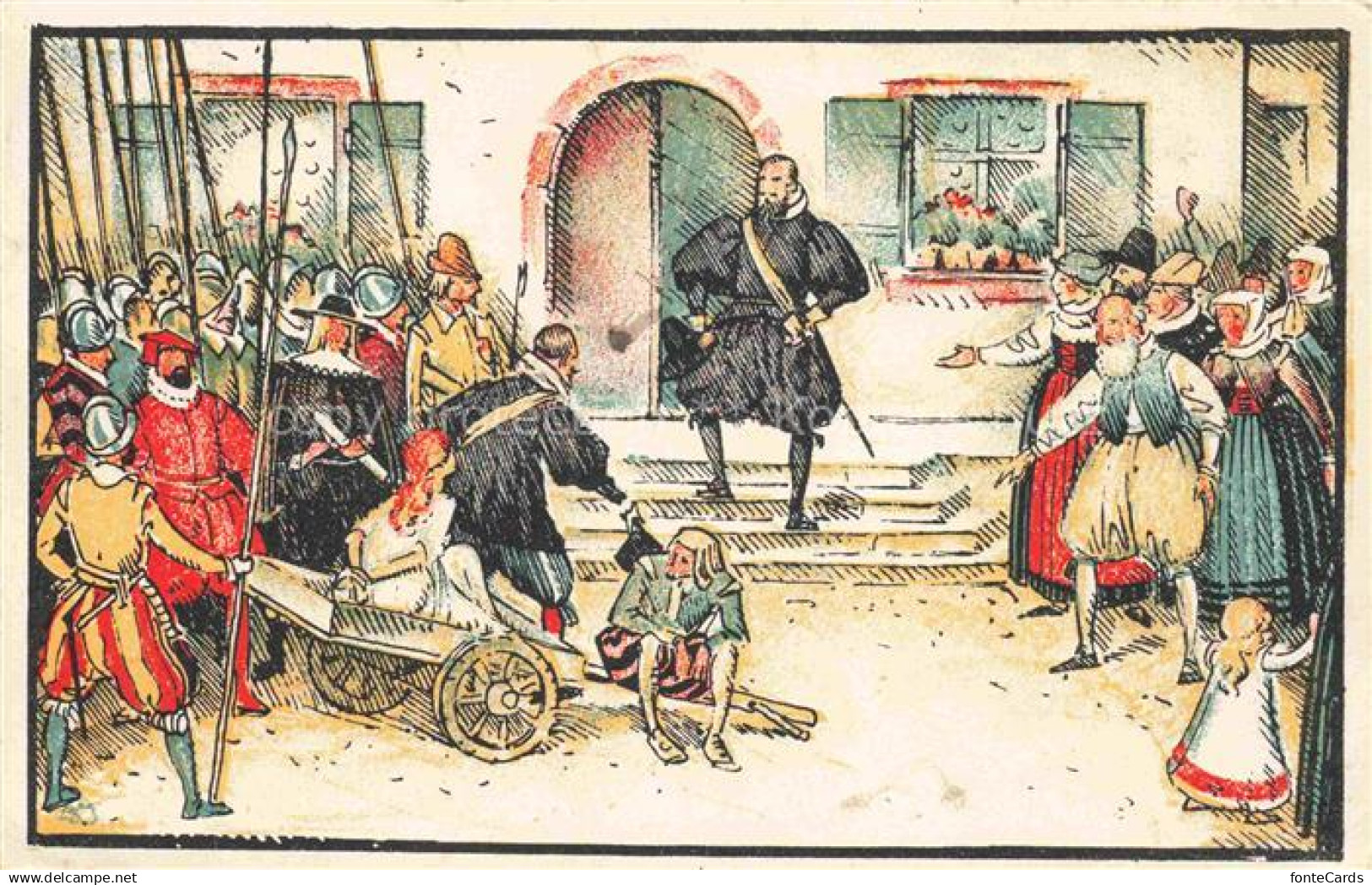 RIEHEN BS Wettstein und Riehen Festspiel zur 400jaehrigen Vereinigungsfeier Kuen
