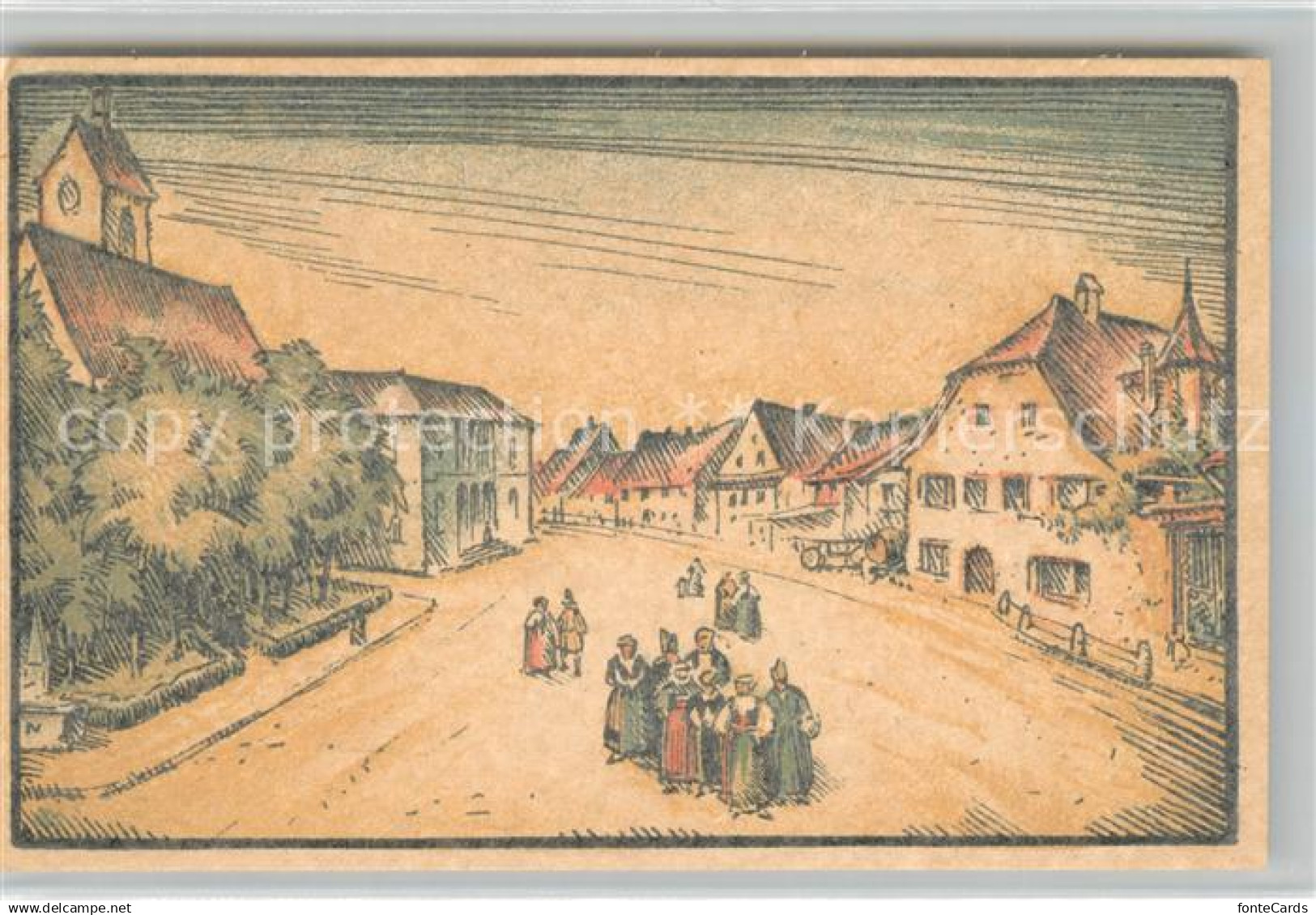 Riehen Wettstein und Riehen Festspiel Kuenstlerkarte