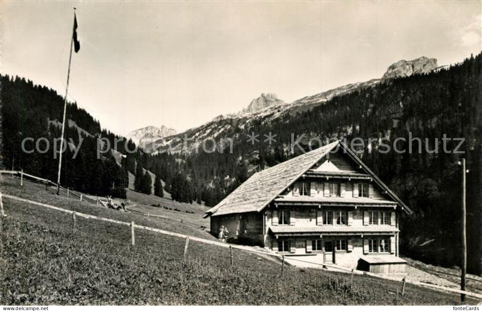 Riemenstalden Berghaus St Bernhard Alp Kirchrueti