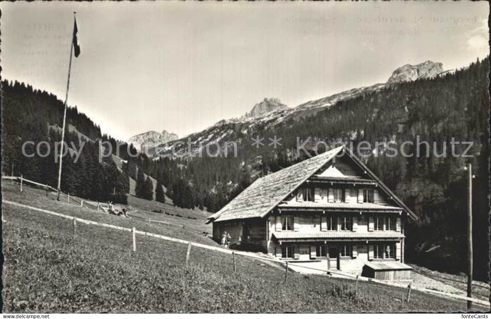 Riemenstalden Berghaus St Bernhard Alp Kirchrueti