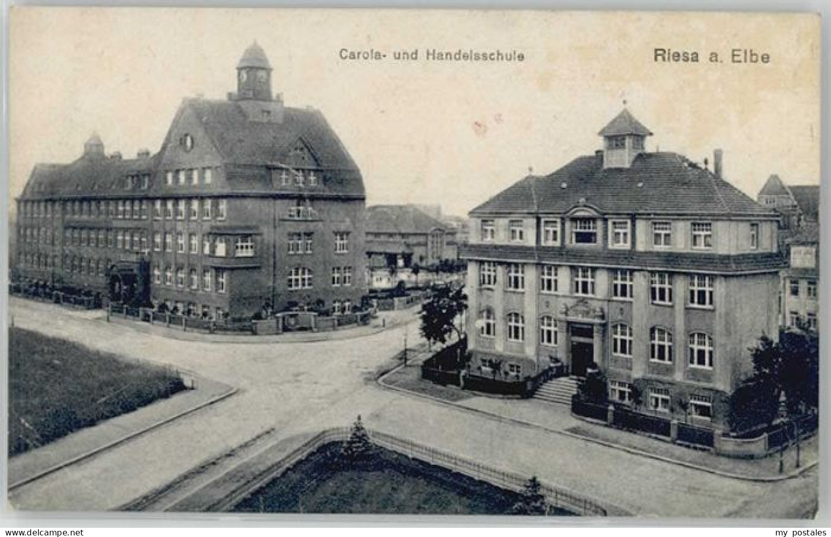 Riesa Sachsen Riesa Carolaschule Handelsschule