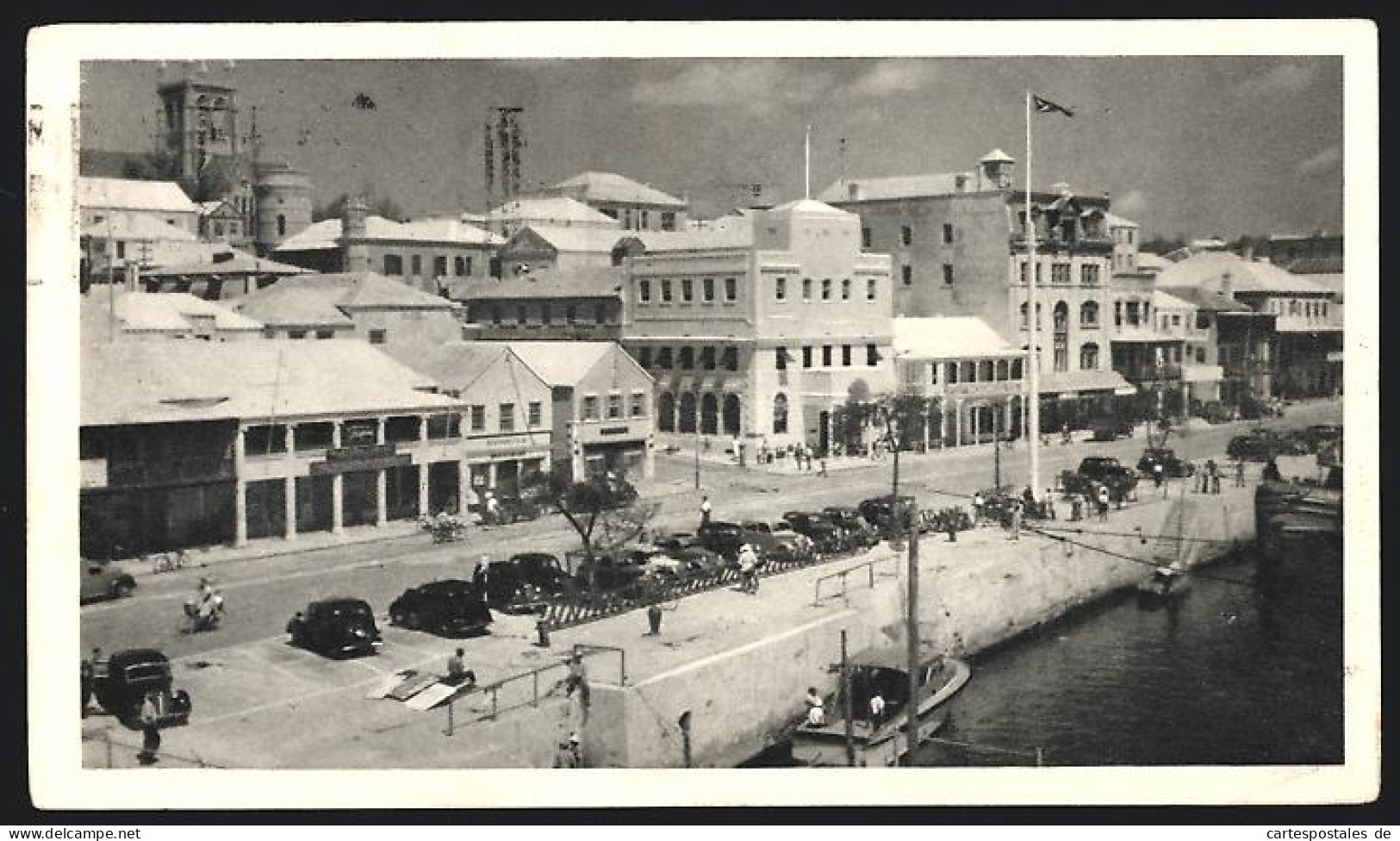 Riesen-CPA Bermudes, Maisons de Corail