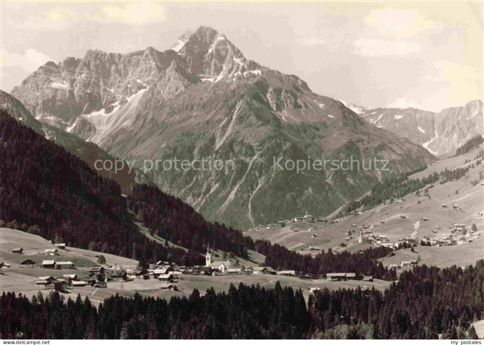 Riezlern Kleinwalsertal Vorarlberg AT Kleinwalsertal Widderstein Hirschegg Mitte