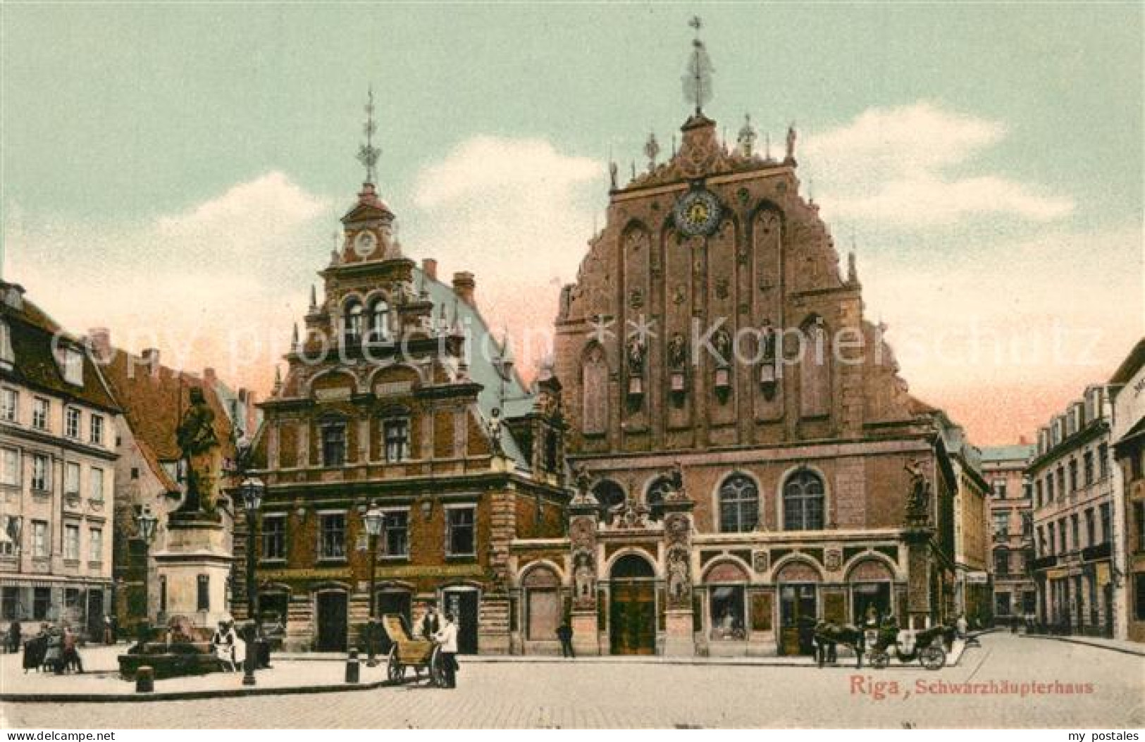 Riga Lettland Schwarzhaeupterhaus