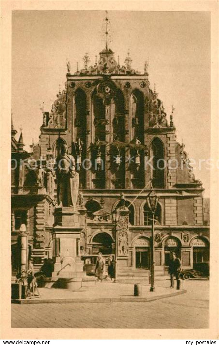 Riga Lettland Schwarzhaeupterhaus