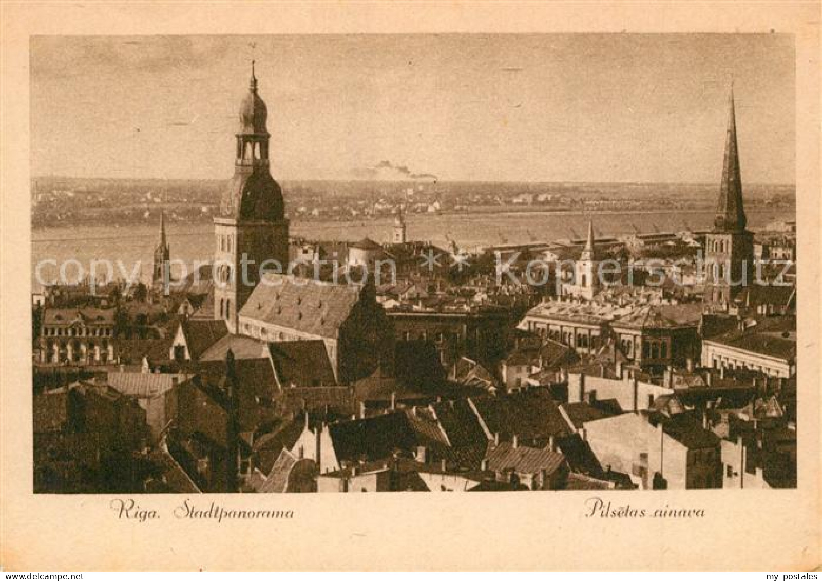 Riga Lettland Stadtpanorama