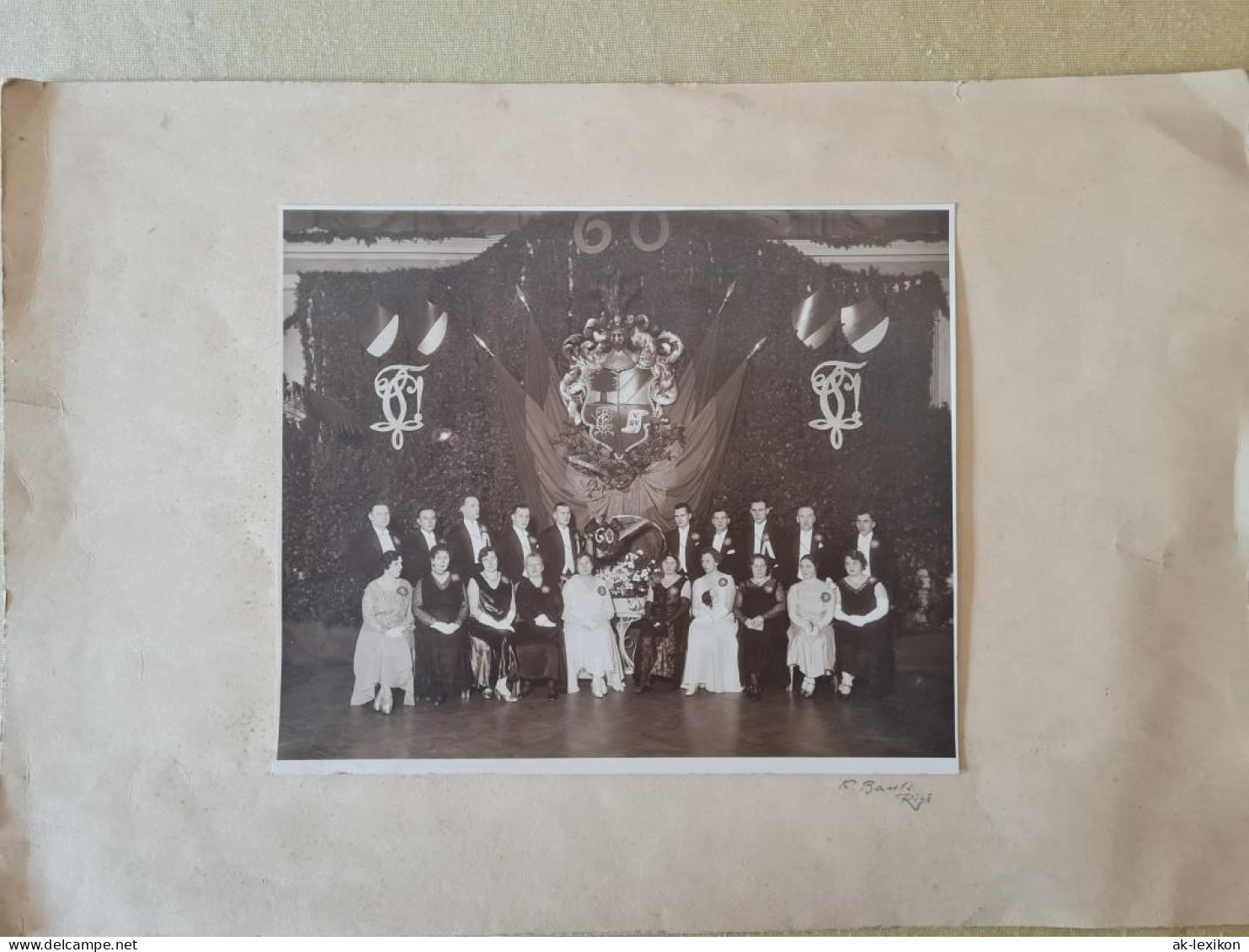 Riga Rīga Ри́га Universität 60 Jahre Lettonia Studentika 1928 Privatfoto