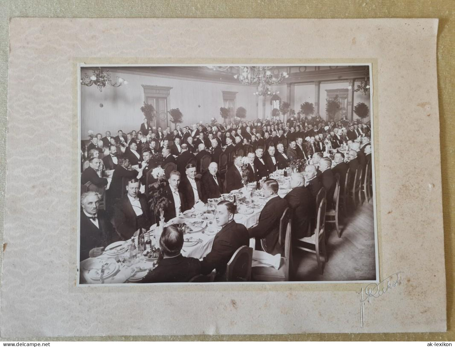 Riga Rīga Ри́га Universität - Bankett LETTONIA Studentika Latvia Foto 1912