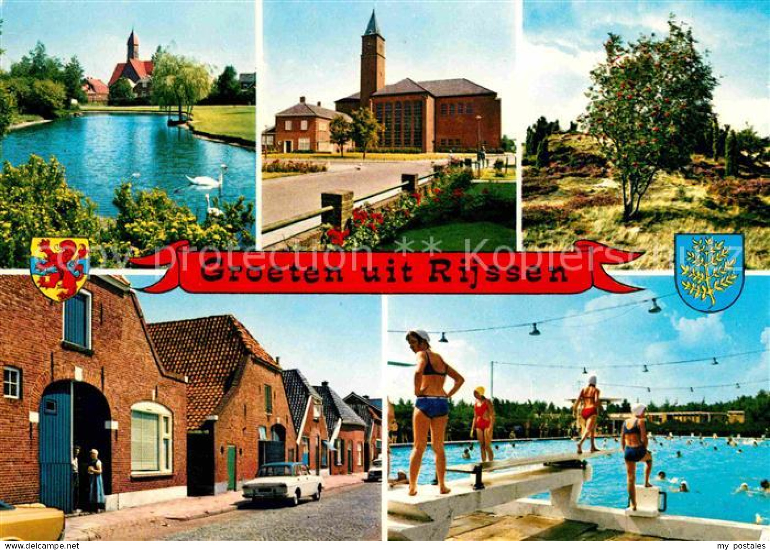 Rijssen Schwanenteich Kirche Schwimmbad