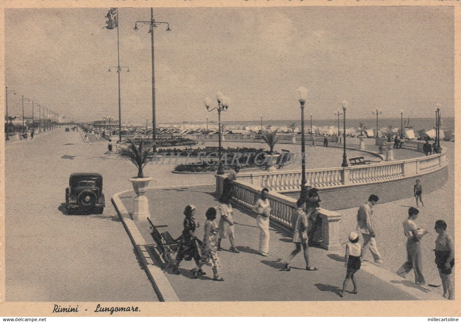 RIMINI - Lungomare 1942
