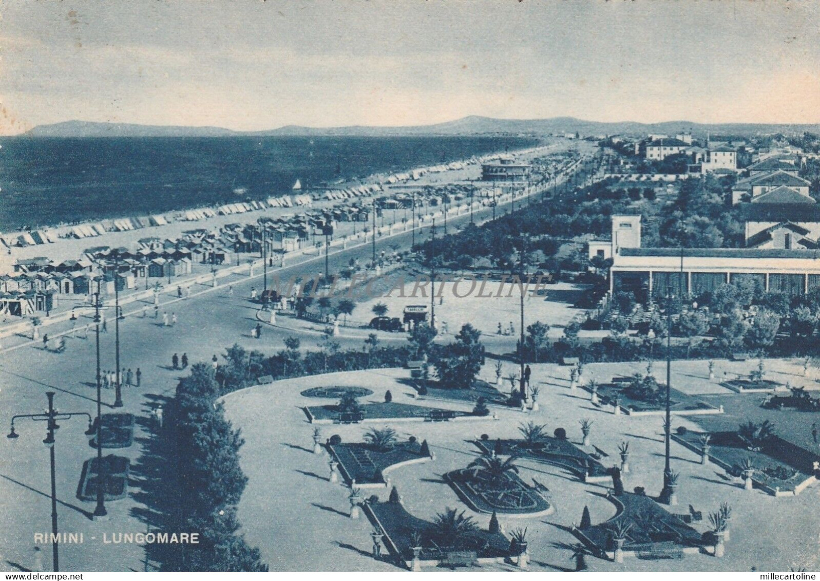 RIMINI - Lungomare 1950