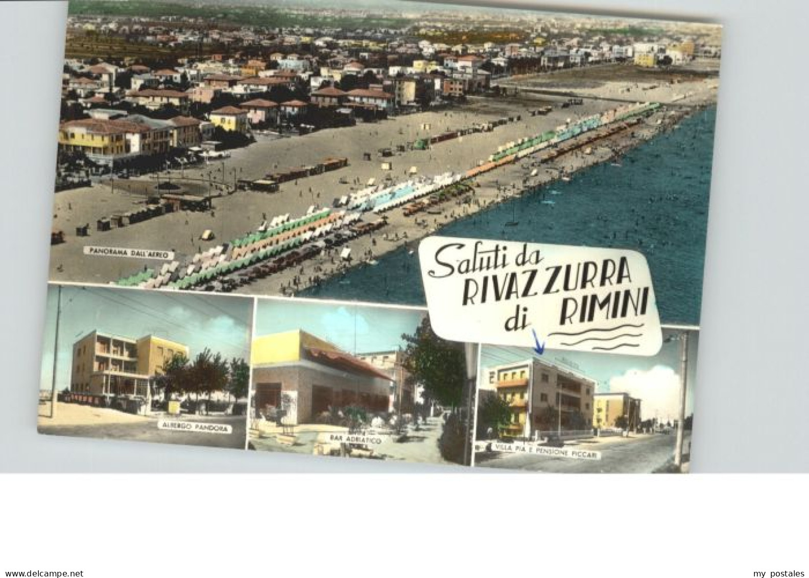 Rimini Rivaz Zurra Albergo Pandora Villa Pia Pensione Piccari