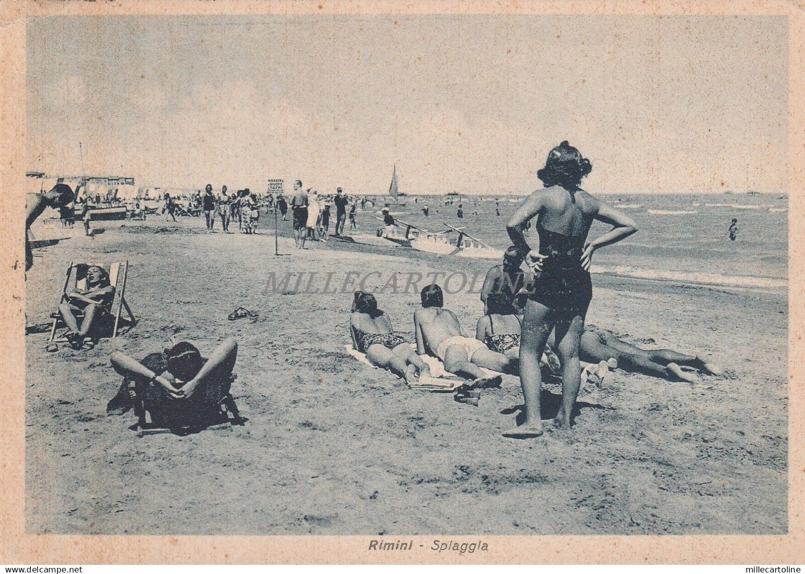 RIMINI - Spiaggia 1941