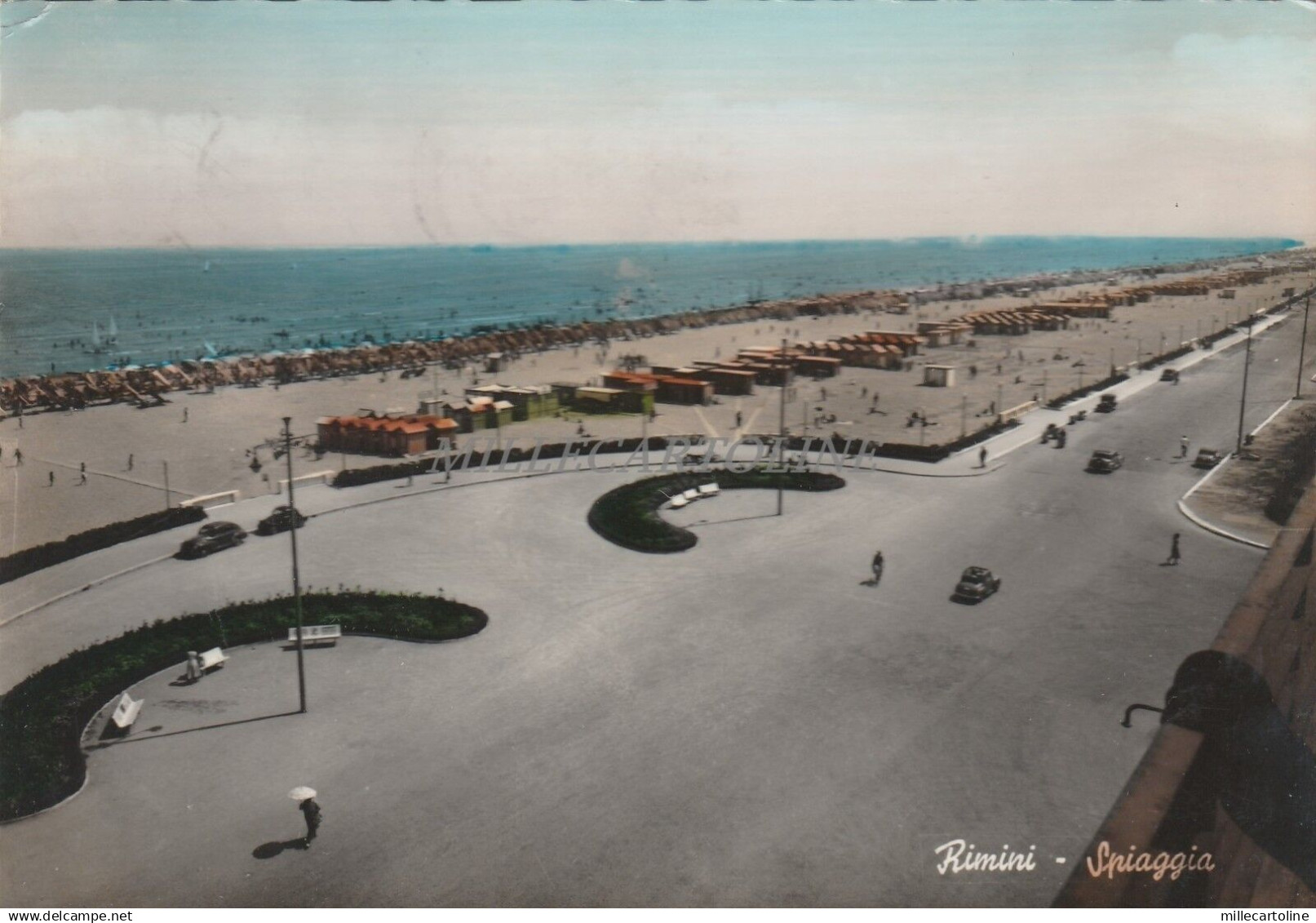 RIMINI - Spiaggia 1957