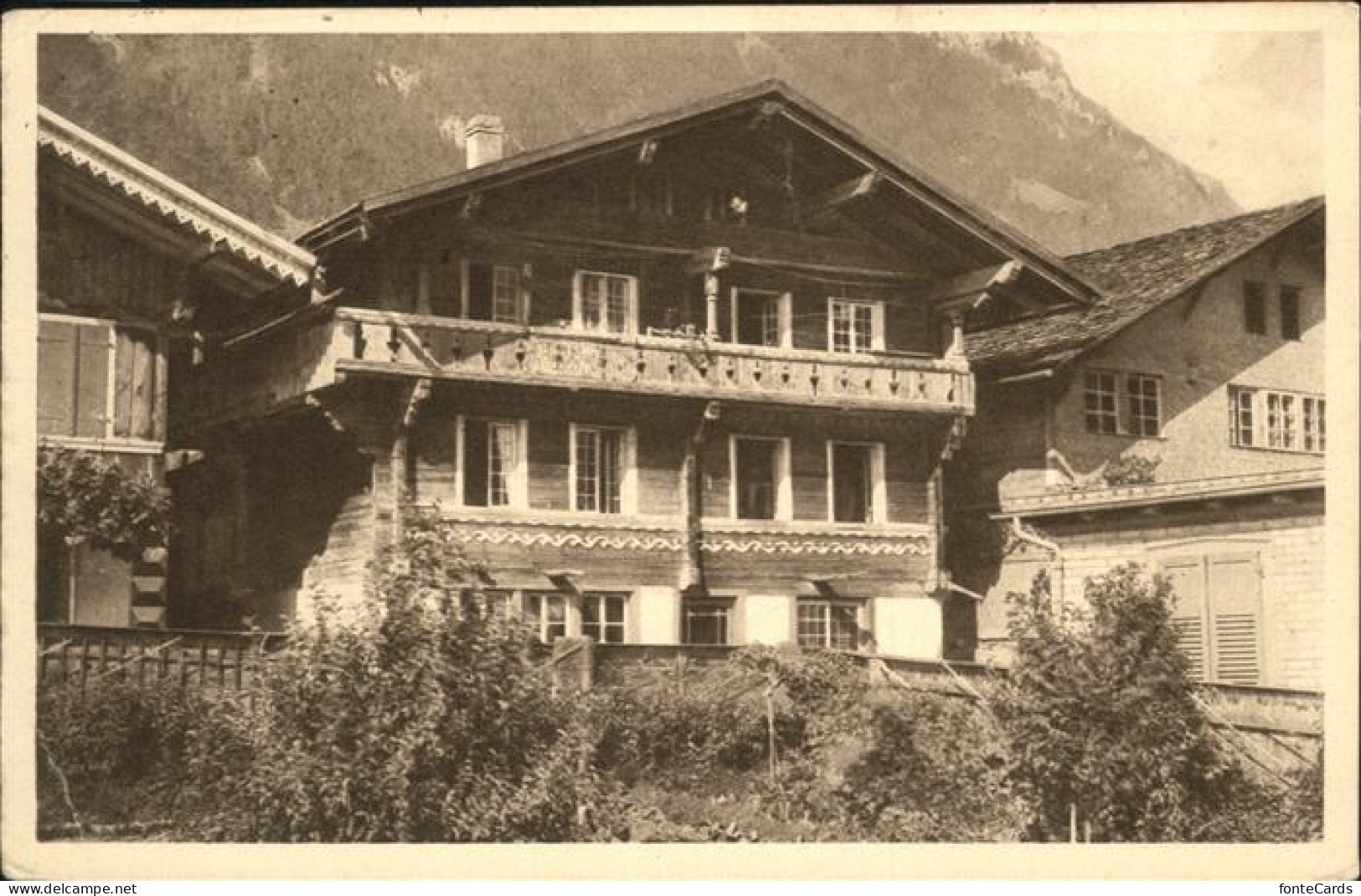 Ringgenberg Schweizer Bauernhaeuser Feldpost Haus Ringgenberg