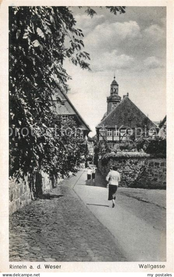 Rinteln Weser Niedersachsen Wallgasse