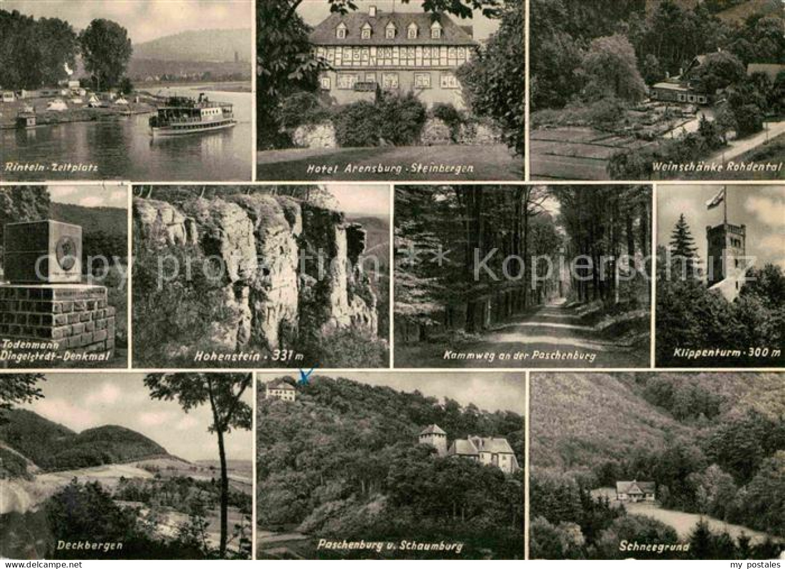 Rinteln Weser Niedersachsen Wesergebirge zwischen Rinteln und Hessisch Oldendorf