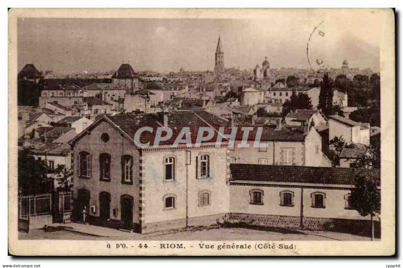 Riom - Vue Generale - CPA