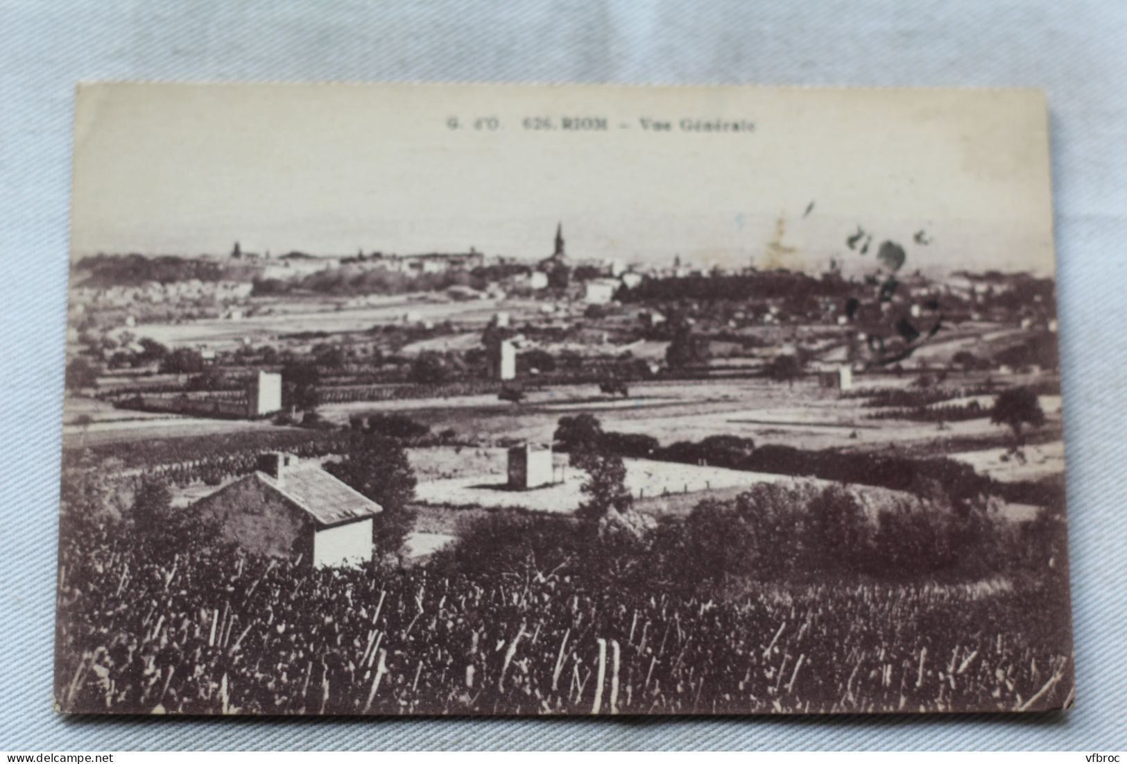 Riom, vue générale, Puy de Dôme 63