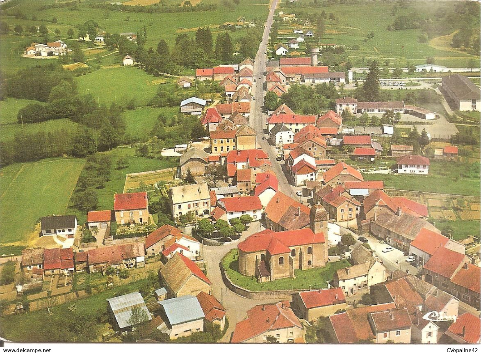 RIOZ (70) Vue Générale Aérienne  CPSM GF