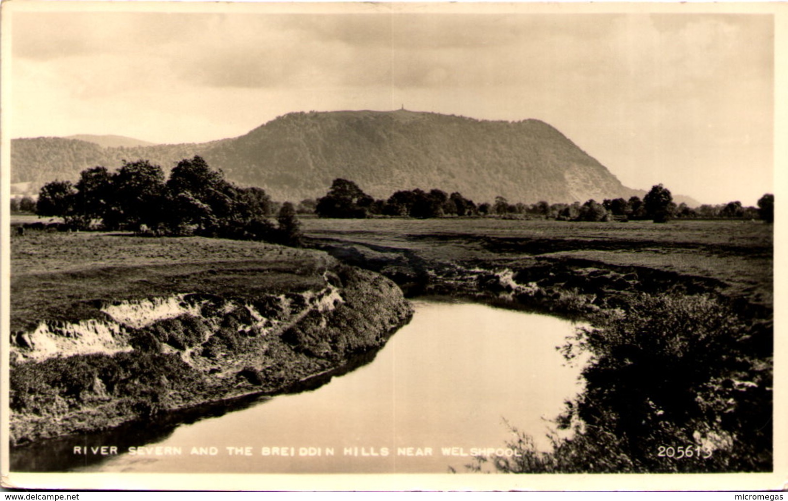 River Severn and the Breiddin Hills, near Welshpool