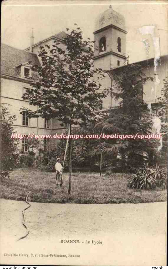 Roanne - Le Lycee - CPA