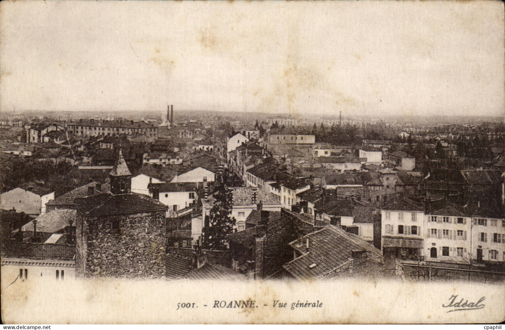 Roanne - Vue Generale - CPA