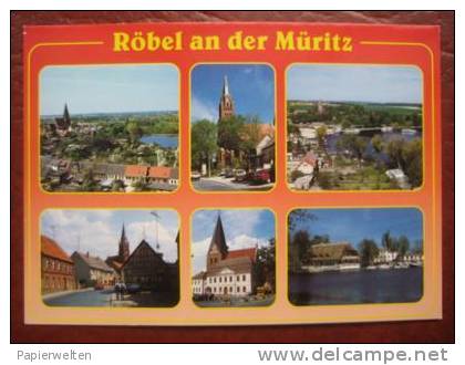 Röbel an der Müritz - Mehrbildkarte