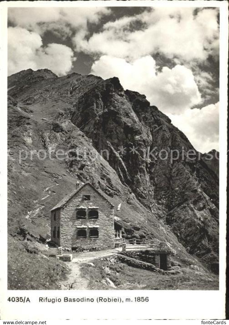 Robiei Cavergno Rifugio Basodino