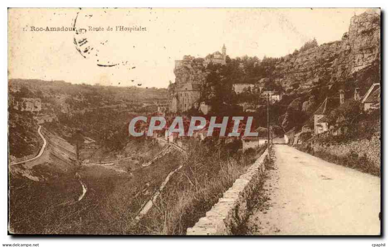 Rocamadour CPA Route de l'Hospitalet