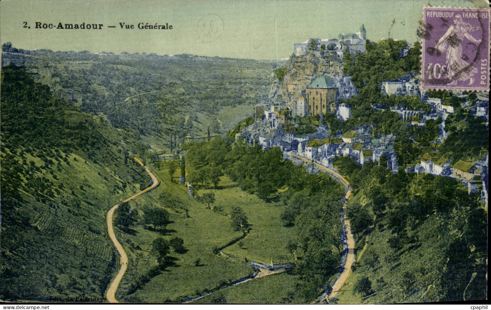 Rocamadour CPA vue generale