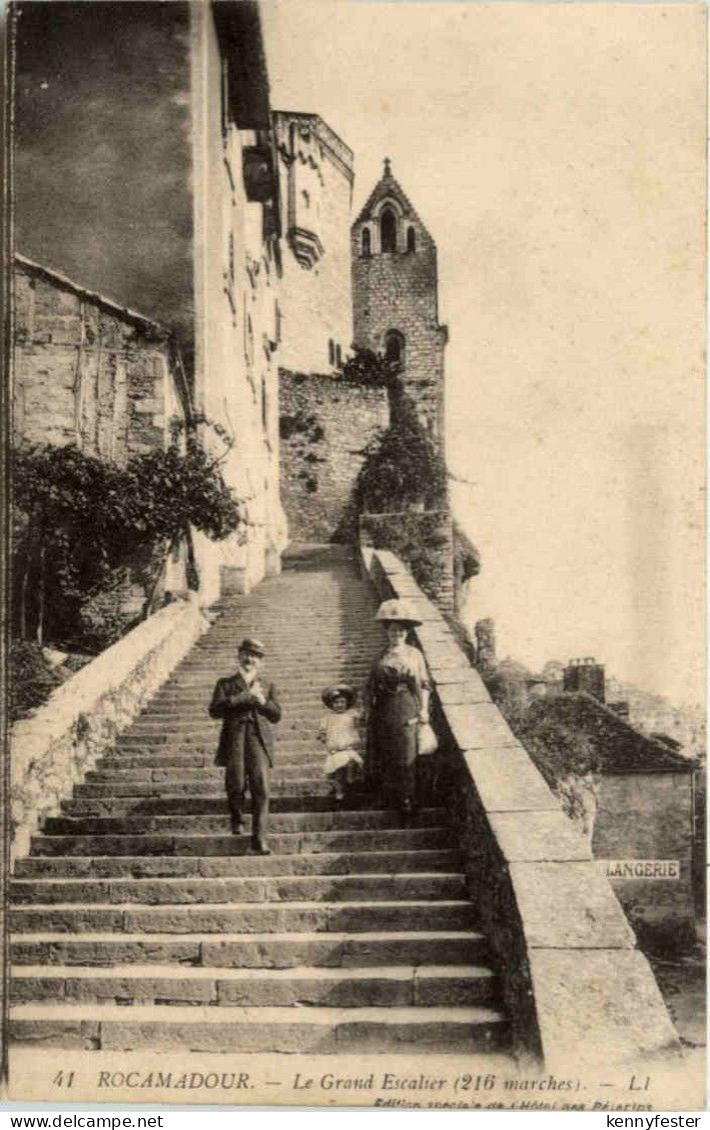 Rocamadour - Le grand Escalier