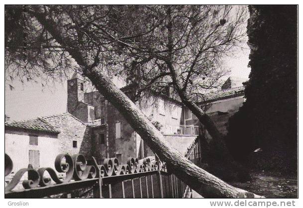 ROCHEFORT DU GARD (30) CARTE PHOTO  EGLISE ET SES ENVIRONS