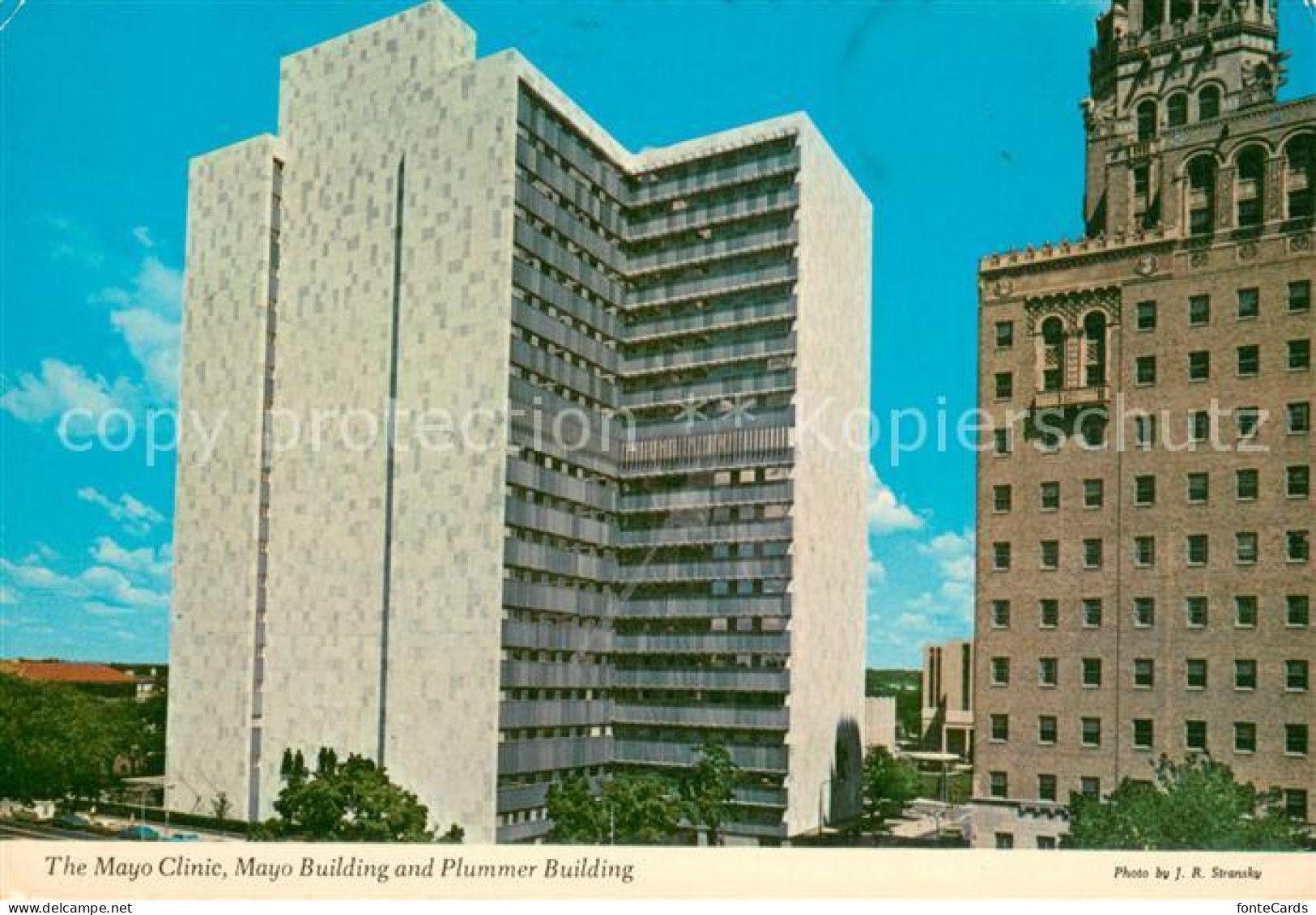 Rochester Minnesota Mayo Clinic Mayo Building and Plummer Building