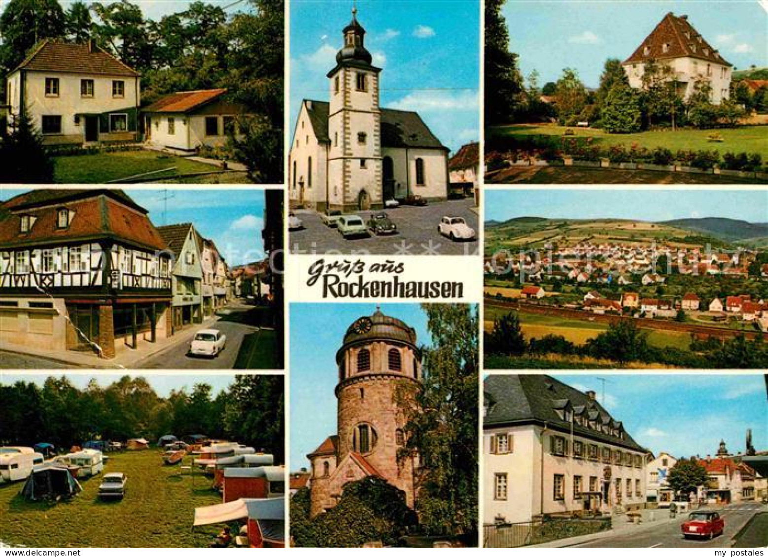 Rockenhausen Kirche Campingplatz Panorama