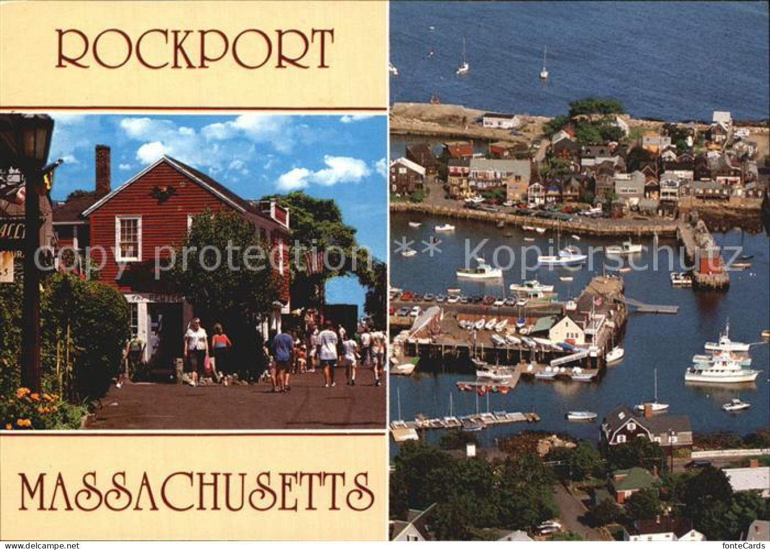 Rockport Massachusetts Fliegeraufnahme