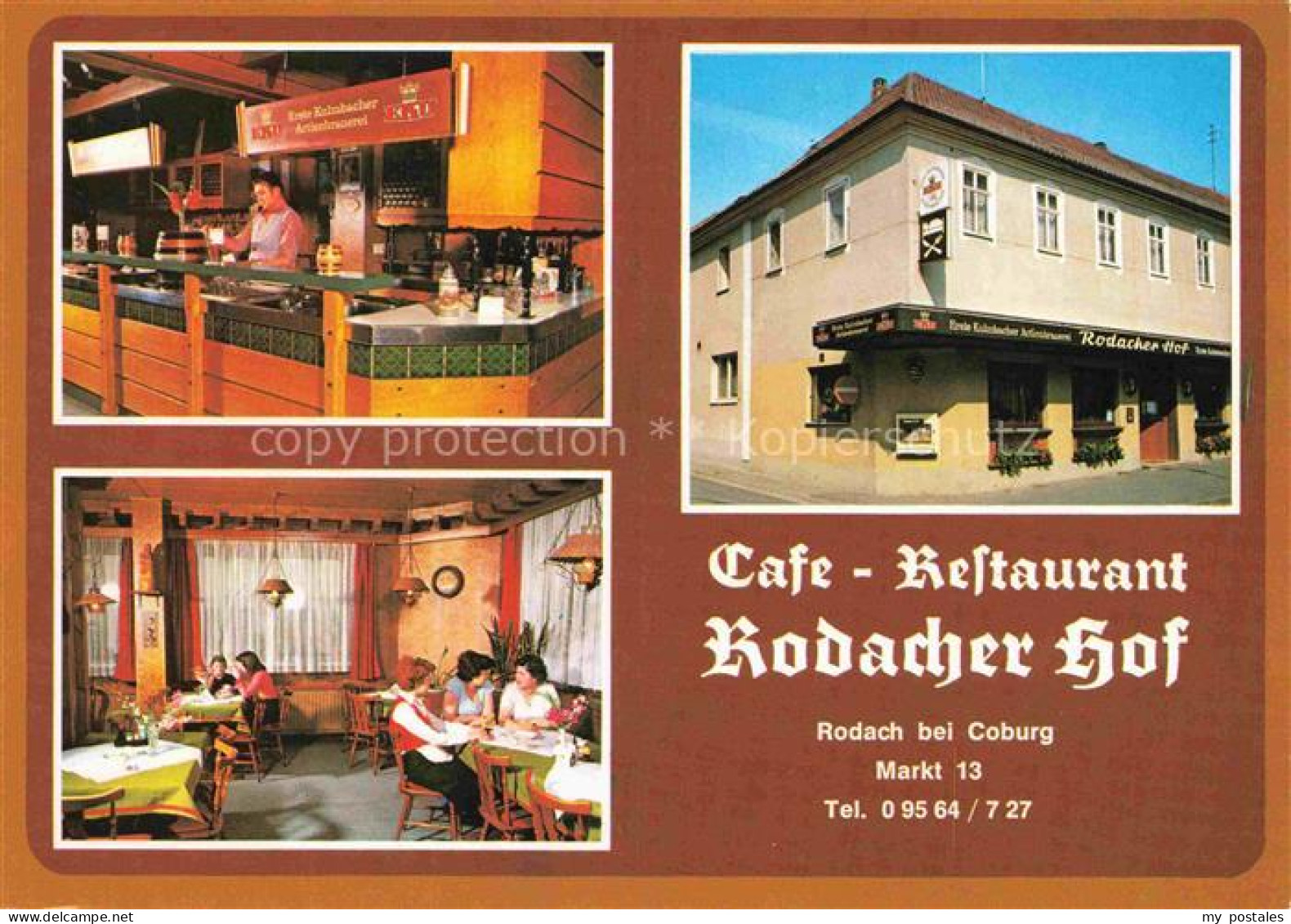 Rodach Bad Rodach Coburg Bayern Restaurant-Cafe Rodacher-Hof Bierstueberl Gastst